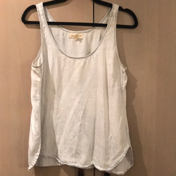 Light Wash Denim Tank - Picture 1 of 5